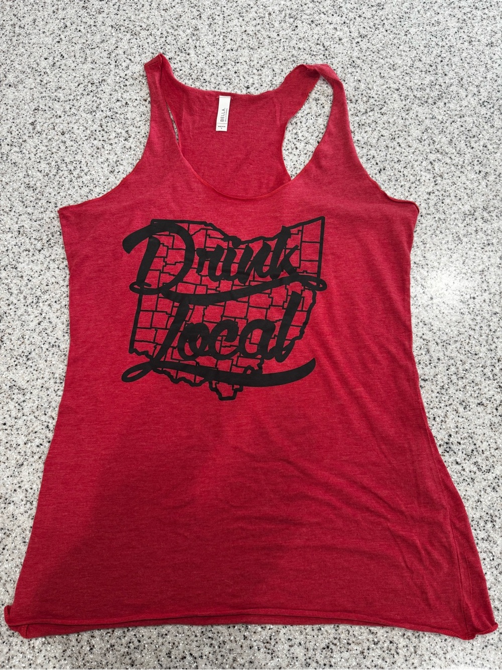 Drink Local Ohio racerback tank